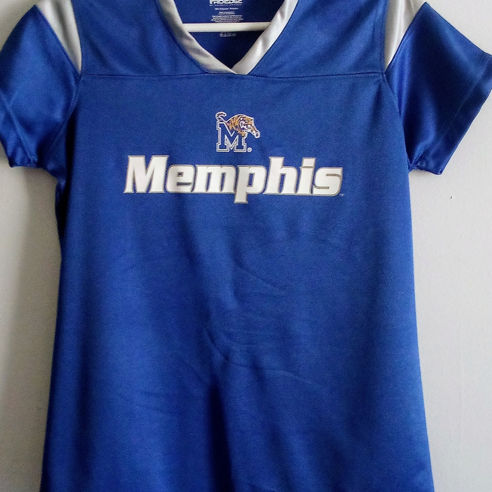 Pro Edge Blue and White Kids Jersey